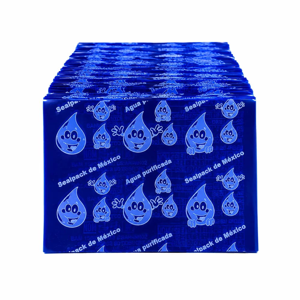 Sello de garantía termoencogible Azul Traslúcido