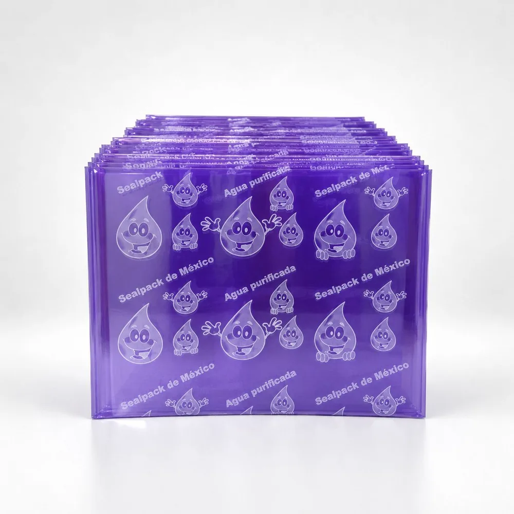 Sello de garantía termoencogible Morado Traslúcido